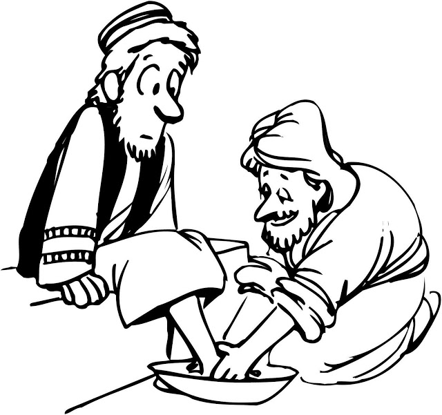 humility and service jesus washing feet